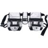 BOLSOS PORTA HERRAMIENTAS - Con cintur?n de nylon, calidad robusta, conjunto de fila de doble costura, con hilo plateado, incl. kwb WORK WEAR Label, 2 x 210 x 190 x 85 mm.