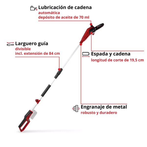 MOTOSIERRA TELESC?PICA GC-LC 18/20 Li T-Solo CLASSIC
