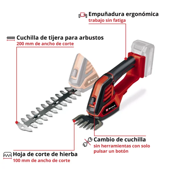 GE-CG 18100 Li-Solo 2 TIJERA INAL?MBRICA CORTAC?SPED/CERCO GE-CG 18/100 Li Solo EXPERT