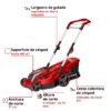 CORTADORA DE CESPED INAL?MBRICA  GE-CM 36/37 Li-Solo EXPERT