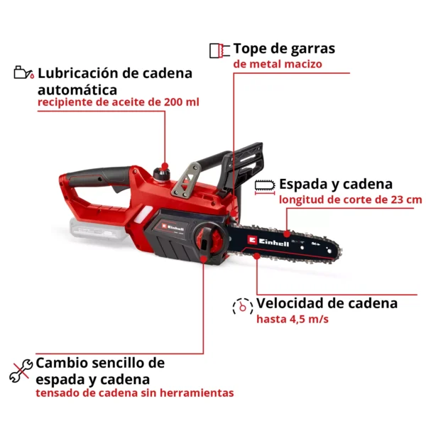 GE-LC 1825 Li-Solo 2 MOTOSIERRA INAL?MBRICA GE-LC 18 Li Solo EXPERT