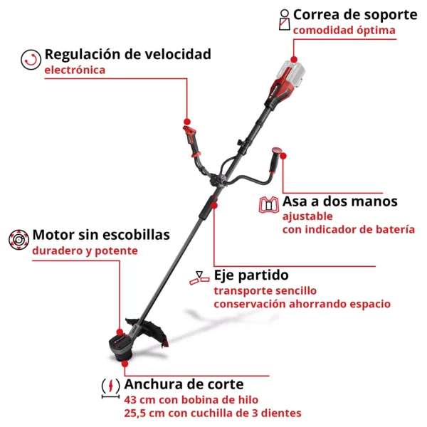 DEZMALEZADORA A BATER?A GP-BC 36/430 Li BL-Solo PROFESSIONAL