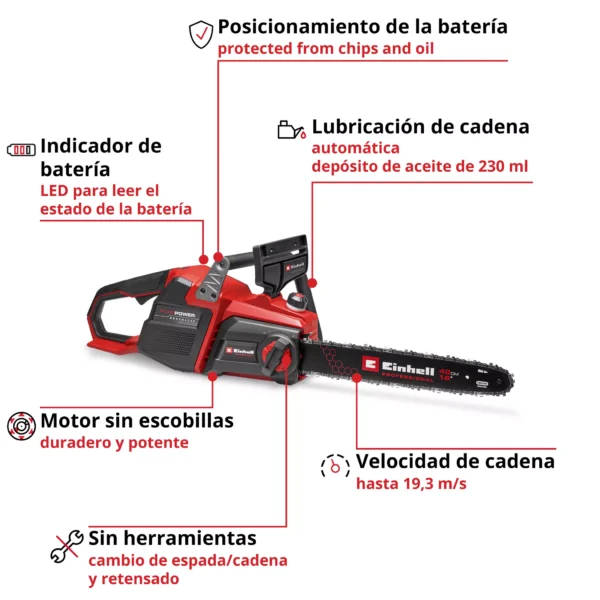 MOTOSIERRA INAL?MBRICA GP-LC 36/40 Li BL-Solo PROFESSIONAL