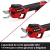 TIJERA DE PODAR INAL?MBRICA GP-LS 18/28 Li BL-Solo PROFESSIONAL
