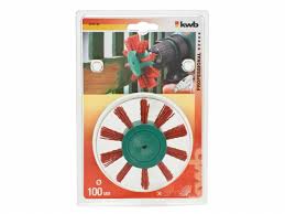 KWB-49604630 1 CEPILLO EN ABANICO DE NAILON, ? 100 MM - 10 COMPARTIMENTOS - FINO