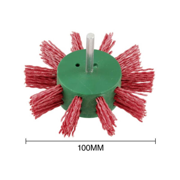 KWB-49604630 2 CEPILLO EN ABANICO DE NAILON, ? 100 MM - 10 COMPARTIMENTOS - FINO