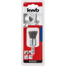 KWB-49608030 1 CEPILLO PINCEL, ALAMBRE DE ACERO HSS, ONDULADO, ? 25 mm