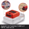 ADAPTADOR CARGADOR DE BATER?A USB A/C TC-CP 18 Li USB A/C-Solo CLASSIC