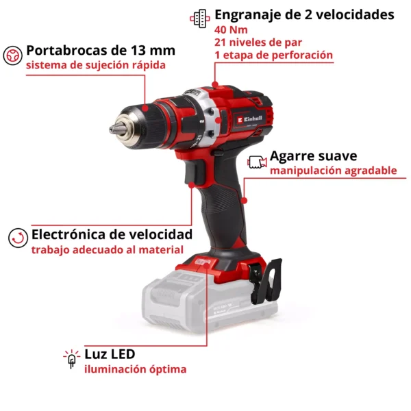TE-CD 1840 Li-Solo 2 TALADRO INAL?MBRICO TE-CD 18-40 Li Solo EXPERT