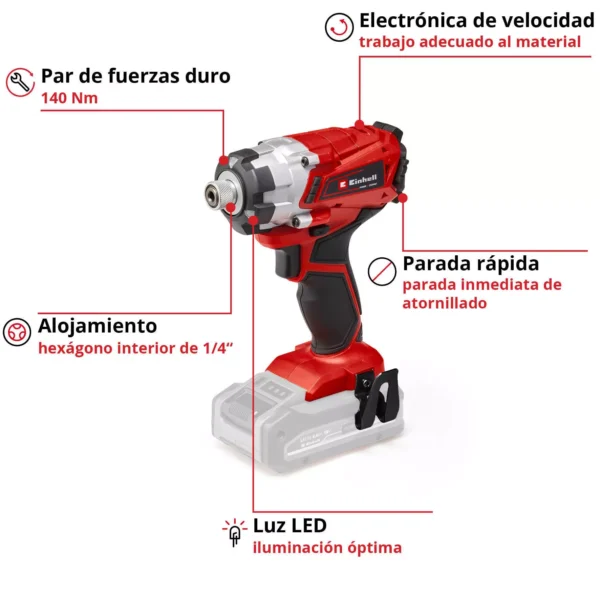 ATORNILLADOR DE IMPACTO INAL?MBRICO TE-CI 18/1 Li-Solo EXPERT