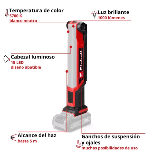 LINTERNA A BATER?A TE-CL 18/1000 S Li - Solo EXPERT