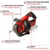 LIMPIADOR DE CA?ERIA INAL?MBRICO TE-DA 18/760 Li Solo EXPERT