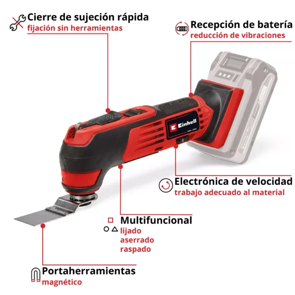 MULTIHERRAMIENTA INAL?MBRICA TE-MG 18/1 Li - Solo EXPERT