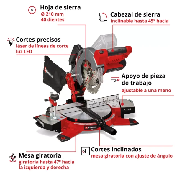 INGLETEADORA INAL?MBRICA TE-MS 18/210 Li-Solo EXPERT