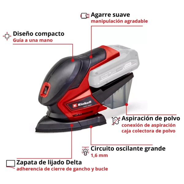 LIJADORA ORBITAL INAL?MBRICA TE-OS 18 Li Solo EXPERT