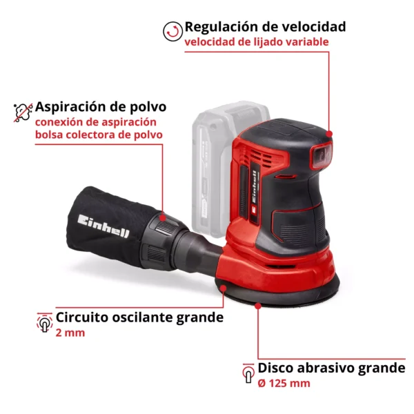 LIJADORA ROTO ORBITAL INAL?MBRICA TE-RS 18 Li Solo EXPERT