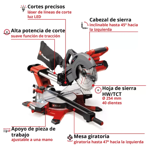 TE-SM 3610 L Li-Solo 2 INGLETEADORA INAL?MBRICA TE-SM 36/10 L Li - Solo EXPERT