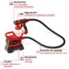 TE-SY 1890 Li-Solo 2 PULVERIZADOR DE PINTURA A BATER?A TE-SY 18/90 Li-Solo EXPERT