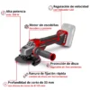 TP-AG 18125 CE Q Li - Solo 3 AMOLADORA ANGULAR INAL?MBRICA TP-AG 18/125 CE Q Li - Solo PROFESSIONAL