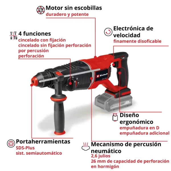 ROTOMARTILLO INAL?MBRICO TP-HD 18/26 D Li BL - Solo PROFESSIONAL