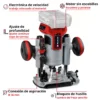 ROUTER INAL?MBRICO TP-RO 18 Li BL - Solo PROFESSIONAL