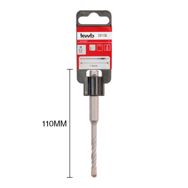 HB4X SDS PLUS PARA HORMIGON - 2 FILOS, 8mm x 110mm