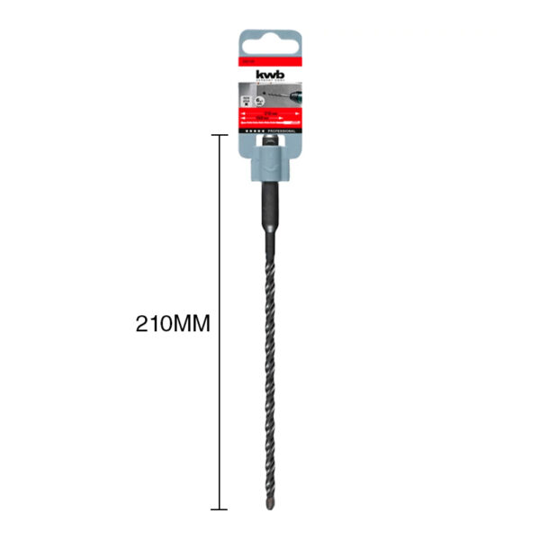 HB4X SDS PLUS PARA HORMIGON - 2 FILOS, 8mm x 210mm