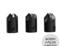 KIT DE AVELLANADORES DE 3 PIEZAS, 4, 5 Y 6 MM. ? 12 ALTURA CABEZA 16 MM