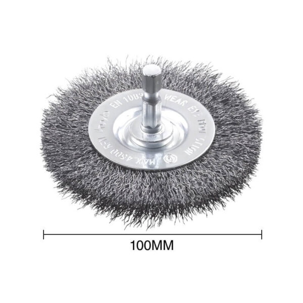 kwb-49607410 CEPILLO CIRCULAR, ALAMBRE DE ACERO HSS ONDULADO, PARA TALADRO, GRUESO - ?100MM