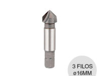 AVELLANADORES HSS PARA METALES ENCASTRE HEXAGONAL 1/4, 16 mm