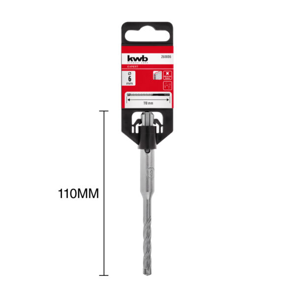 HB4X SDS PLUS PARA HORMIGON - 4 FILOS, 9mm x 110mm