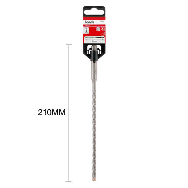 HB4X SDS PLUS PARA HORMIGON - 4 FILOS, 9mm x 210mm