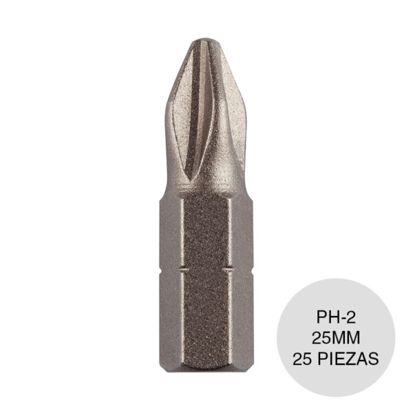 PH2 25 mm ENVASE X 25 UNIDADES