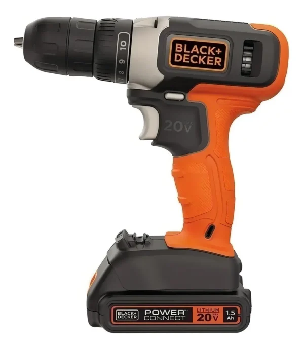 Taladro 10mm 20v Velocidad Variable Reversible Mandril autojustable 600RPM Litio