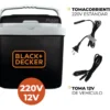 Cooler Heladera port?til Funci?n Fr?o/Calor 12 volt CC 220 volts AC C/rueditas