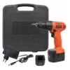 CD121K-AR 2 Taladro 10mm 12v Velocidad Variable Reversible Mandril autojustable 550RPM