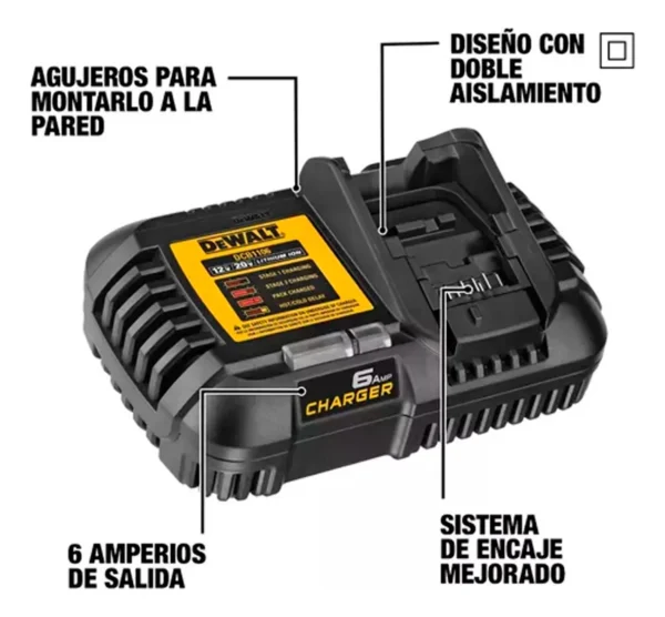 Cargador 12-20V Ion-Li - Tiempo de carga 40 min.
