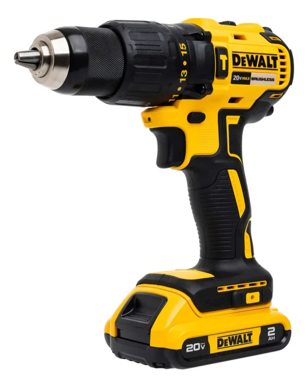 DCD7781D2-AR 3 Taladro Atornillador Percutor BRUSHLESS 13mm, 20v, 2 baterias
