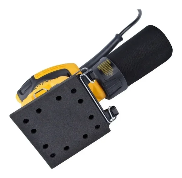 Lijadora Orbital 1/4 hoja - Extrac. polvo interr. Sellado, 14000OPM, 230w