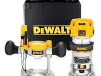 Fresadora Colet: 1/4 " Velocidad Variable + Base para refilado-malet?n, 900w, 16000-27000RPM, 102x125mm de base