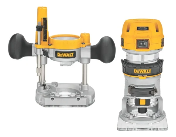 Fresadora Colet: 1/4 " Velocidad Variable + Base para refilado-malet?n, 900w, 16000-27000RPM, 102x125mm de base