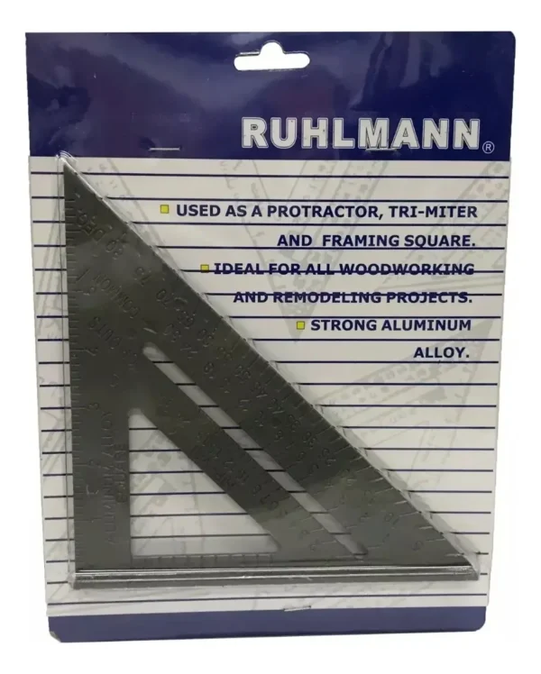 RU15500 1 ESCUADRA DE ALUMINIO CHICA (18 X 18 CM)
