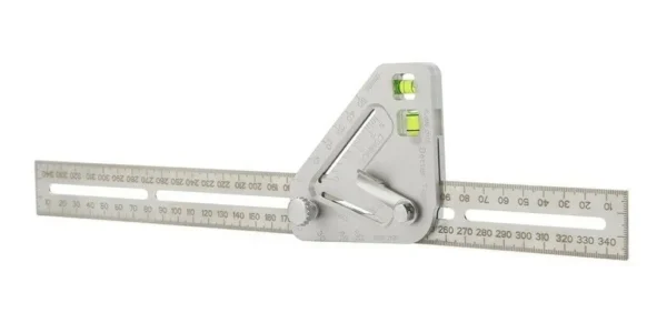 ESCUADRA MULTIFUNCION a.inox/aluminio (multi angulos/mm-sae/doble nivel)