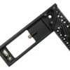 ESCUADRA CARPINTERO 300 mm. HEAVY DUTY
largo 300 mm. Permite realizar marcaciones en dif. Angulos en forma precisa.
Incluye soporte de borde y copiador para realizar marcaciones repetidas. Angulos pre marcados. Material aluminio.