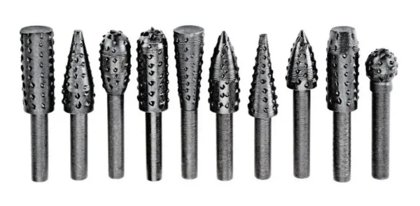 RU17005 1 FRESAS ESCOFINAS P/MADERA X 10 PZS.ENC.1/4"