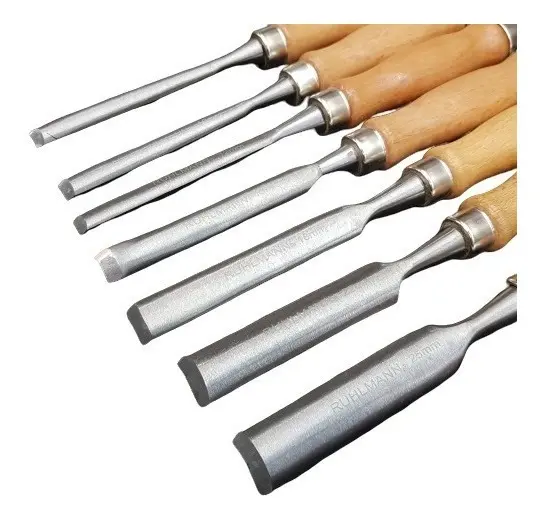 GUBIAS PARA TORNO JGO. 7 PCS.