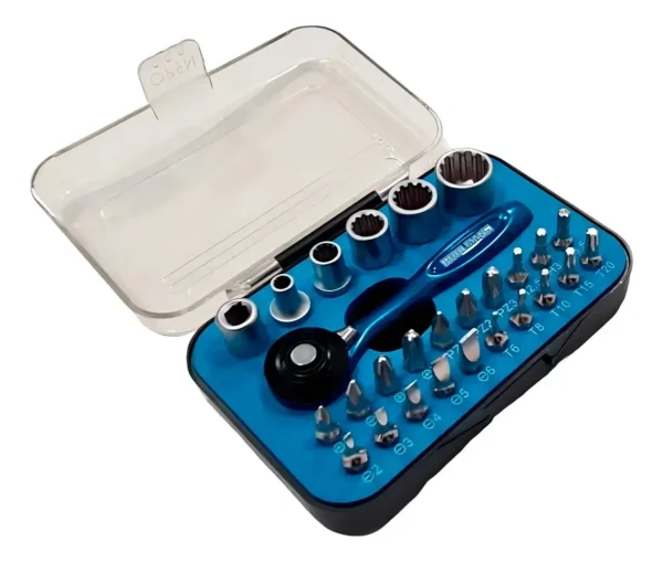 JGO 27 PCS.PTAS./TUBOS CRIQ.ALUM.1/4"