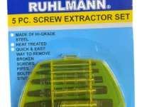 RU23050 JGO DE EXTRACTOR DE TORNILLOS 5PCS (3-6mm / 7-8 mm / 8-11 mm / 11-14 mm / 14-19 mm)
