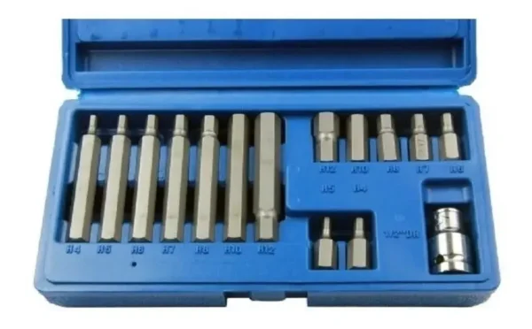 RU24001 2 JGO PUNTAS ALLEN 15 PC.ENC.1/2" TW. (caja azul)