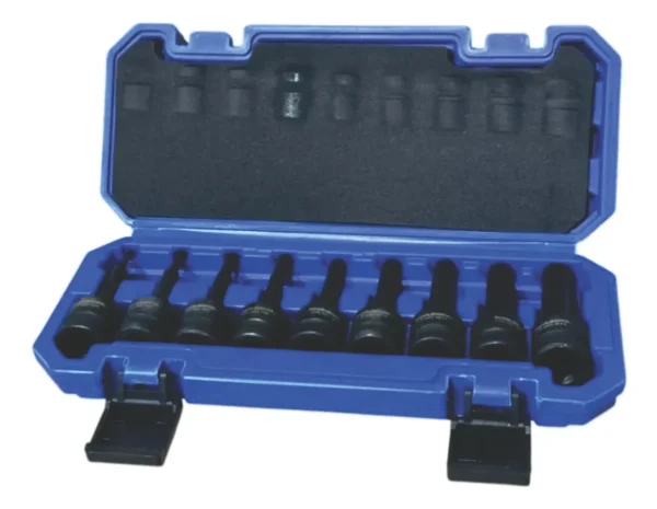 RU24013 1 JGO. MULTIESTRIA 9 PC ALTO IMPACTO. Medidas: M4-5-6-8-9-10-12-14-16. Largo: 75 mm
